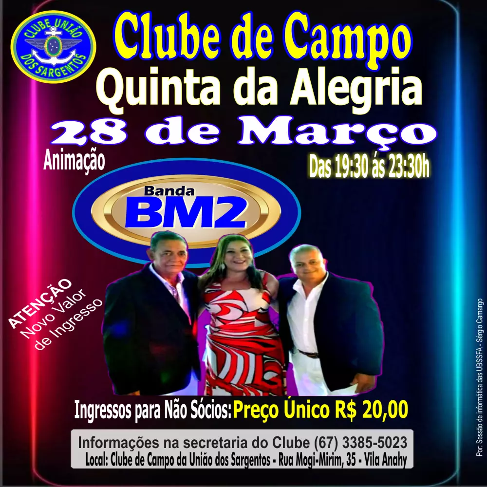 Quinta da Alegria no Clube de Campo 28/03/2024